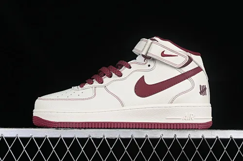 All categories Nk Air Force 1 Air Force series Nk Air Force 1 Mid Air Force mid-top Undefeated x Nk Air Force 1'07 Mid beige white red Air Force 1 mid-top casual sneakers UW2369-015